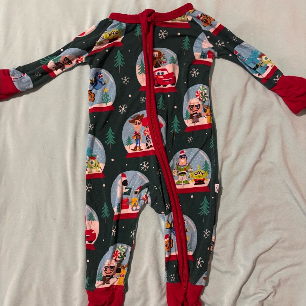 Little Sleepies Disney Pixar Christmas Zippie
